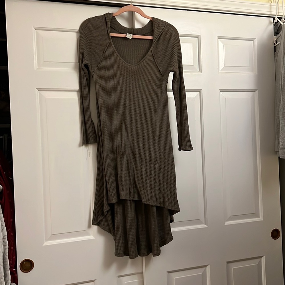 Paper Crane hooded tunic sz S